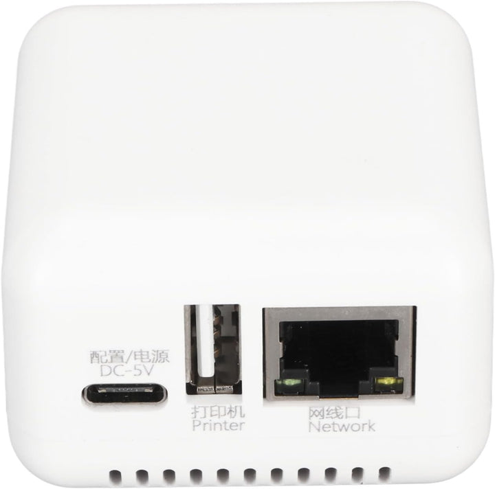 5V LAN Print Share Server für USB-Drucker, USB 2.0 Netzwerk-Druckserver, 1 Port USB-Druckserver-Adap