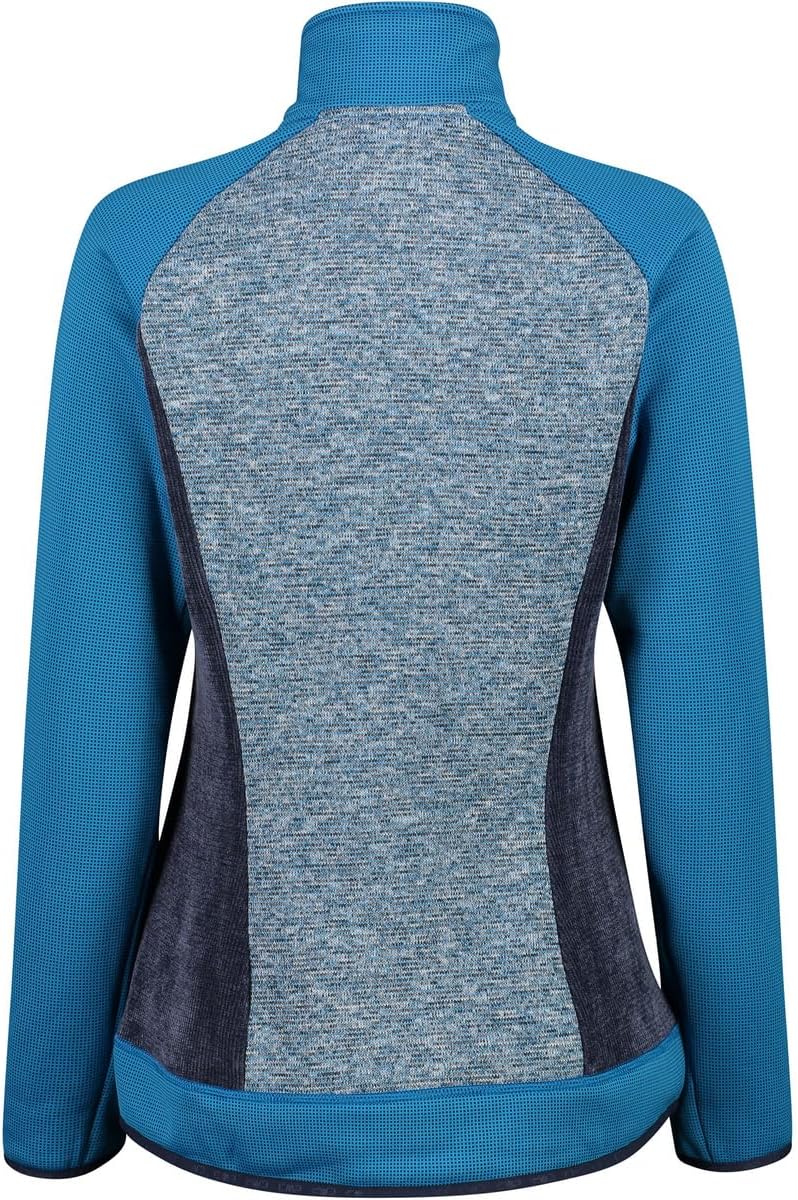 CMP Damen Jacke Fleecejacke Fleecepullover 38 GIADA-B.BLUE, 38 GIADA-B.BLUE