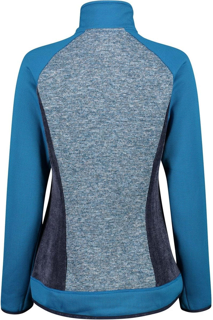 CMP Damen Jacke Fleecejacke Fleecepullover 38 GIADA-B.BLUE, 38 GIADA-B.BLUE