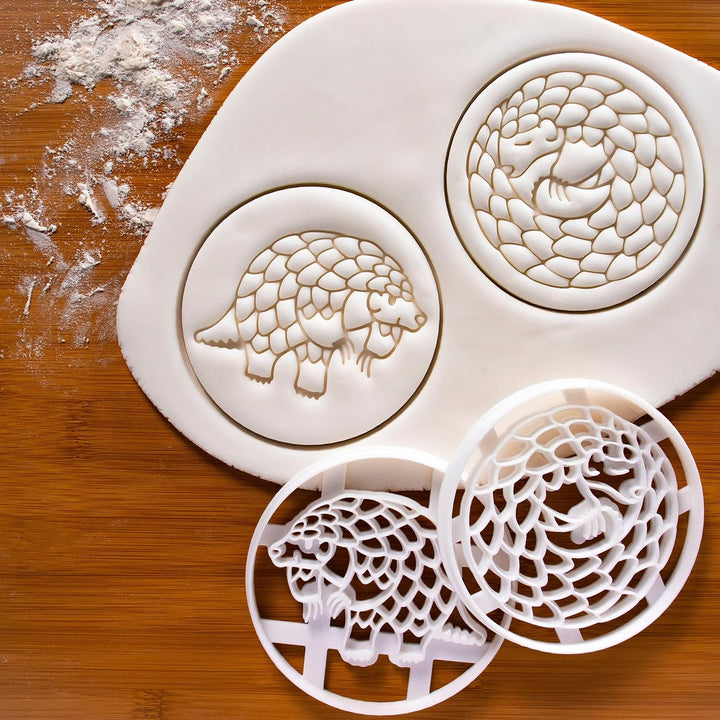 2er Set Schuppentier Ausstechformen (Formen: Müde & Gehend), 2 Teile, Bakerlogy