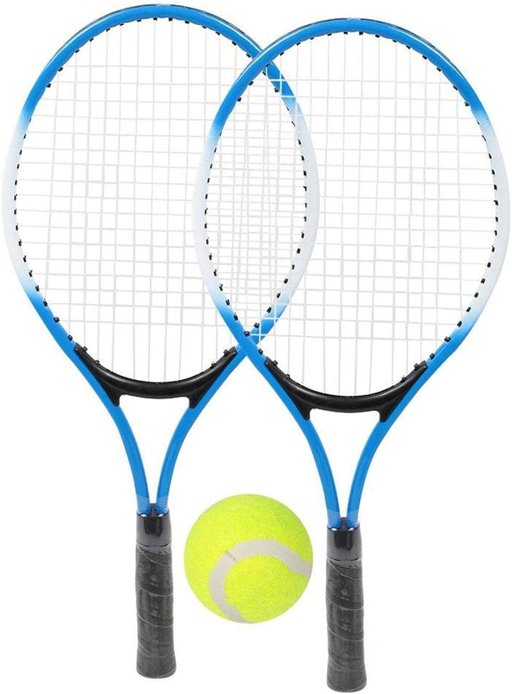 Mutuer Tennisschläger-Set für Kinder, 2 Tennisschläger mit 1 weichen Tennisball und 1 Tragetasche Te