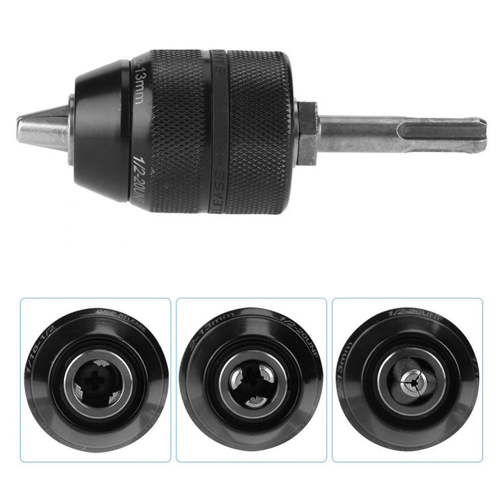 SDS-Spannfutter, 2-13 mm Fachmann Hochleistungs-Bohrfutteradapter, Keyless-Drehmaschinen-Bohrfutterk