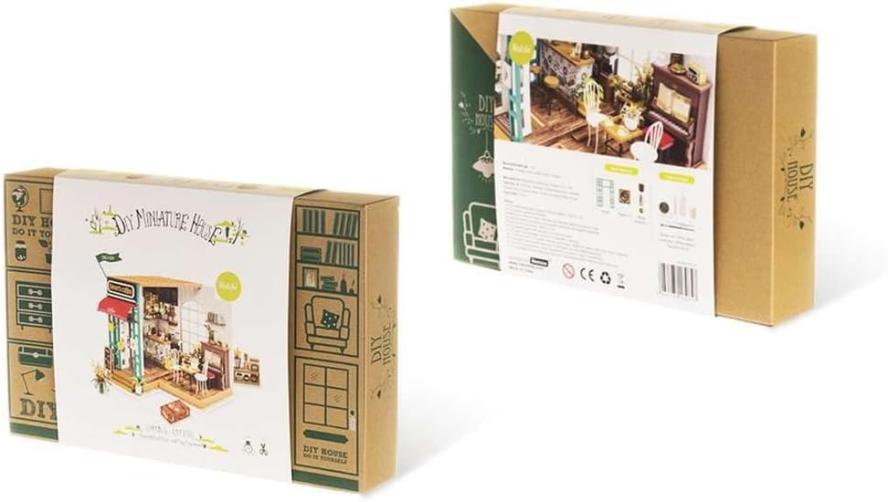 Robotime Miniatuur Huisje Simons Koffie DG109