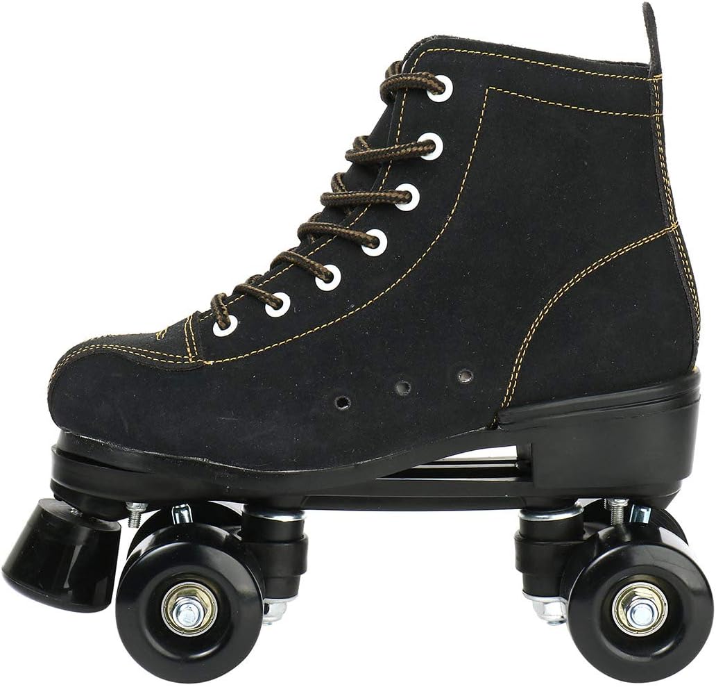 wilverz Rollschuhe Doppelreihige Rollschuhe Verstellbare Vierrad-Rollschuhe für den Aussenbereich, G