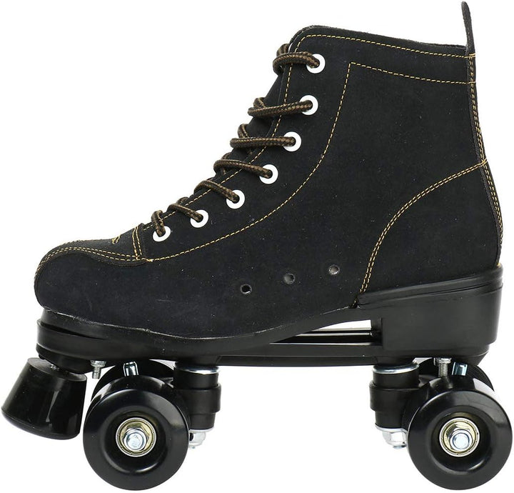 wilverz Rollschuhe Doppelreihige Rollschuhe Verstellbare Vierrad-Rollschuhe für den Aussenbereich, G