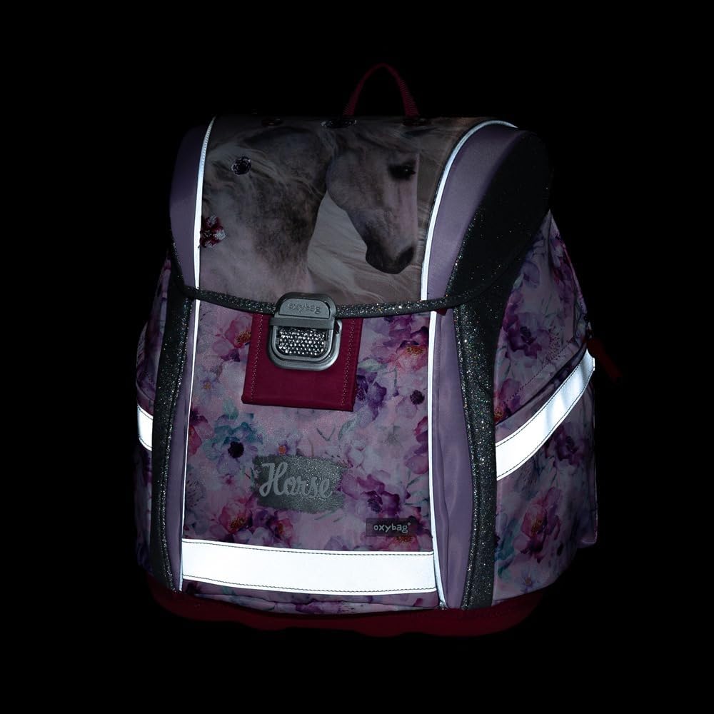OXY BAG PREMIUM Schulranzen-Set 3tlg für 1.-3. Klasse | Ergonomisch, Reflektierend, 28L Volumen | In