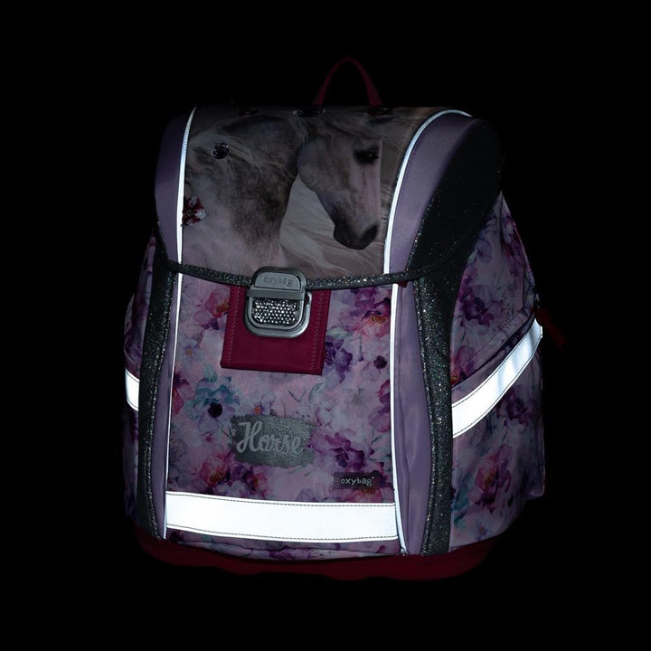 OXY BAG PREMIUM Schulranzen-Set 3tlg für 1.-3. Klasse | Ergonomisch, Reflektierend, 28L Volumen | In