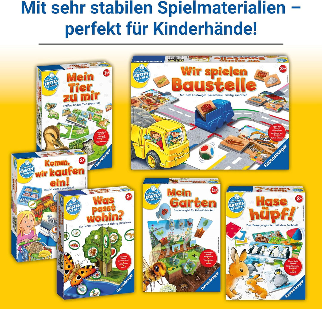 Ravensburger 24731 - Mein Tier zu Mir - Puzzelspiel für die Kleinen - Spiel für Kinder ab 1 und 1/2