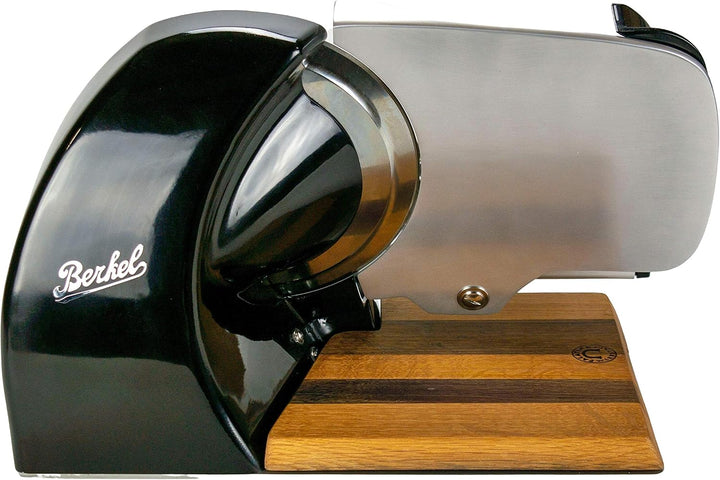 Berkel Aufschnittmaschine Home Line 250 in schwarz - Premium Schneidemaschine inkl. handgefertigtem