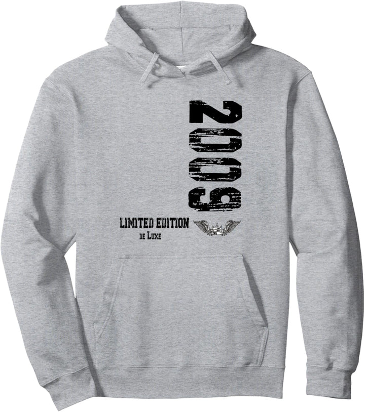 2009 Geburtsjahr, 2009 Limited Edition Geburtstag Pullover Hoodie