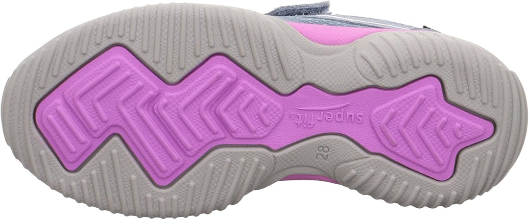 Superfit Mädchen Storm Sneaker 26 EU Blau Lila 8020, 26 EU Blau Lila 8020