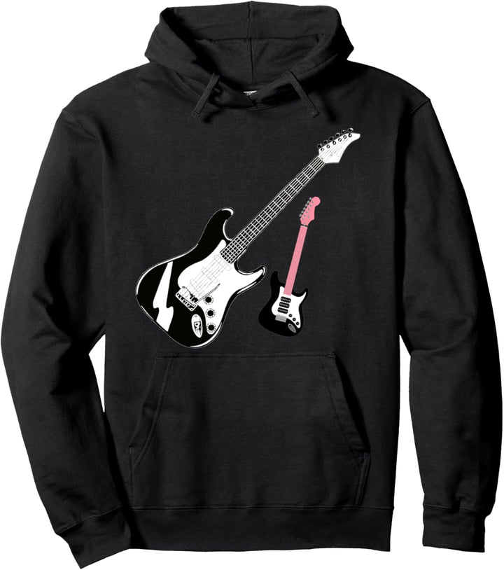 Geschenk für Gitarrenspieler Herzschlag Gitarre Pullover Hoodie