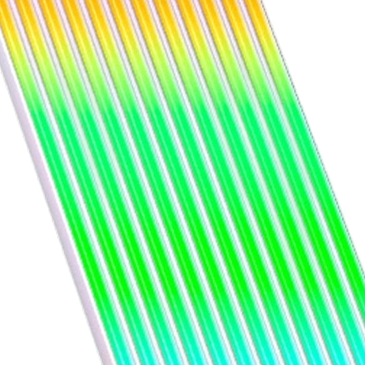 RGB-LED-Streifen, Neon-Silikonkabel, 24 Pins, Abdeckung für Motherboards, für Grafikkarte, Computer,