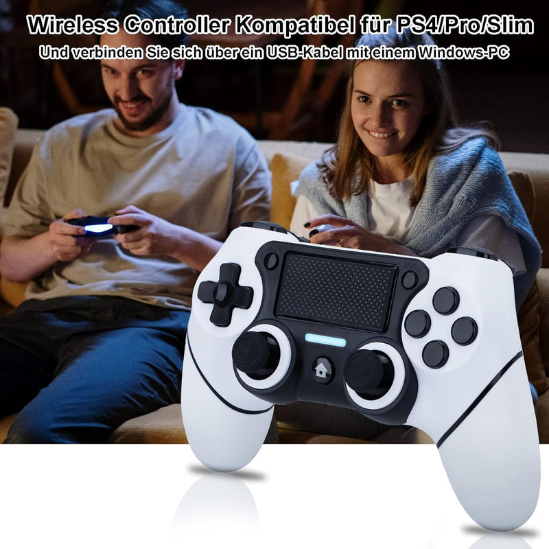 DuLingKer Controller Kompatibel für PS4 Konsole, Wreless Bluetooth Controller Kompatibel mit PS4 Pro