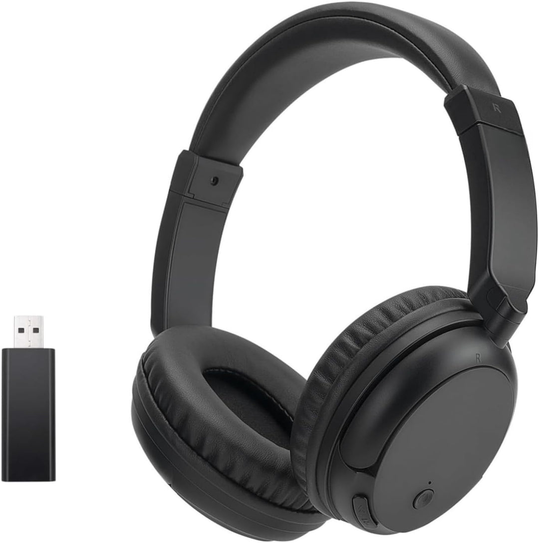 Bluetooth Funkkopfhörer Over-Ear TV Headset, Bluetooth 5.3 Kabellose Kopfhörer mit USB-Sender, Einzi