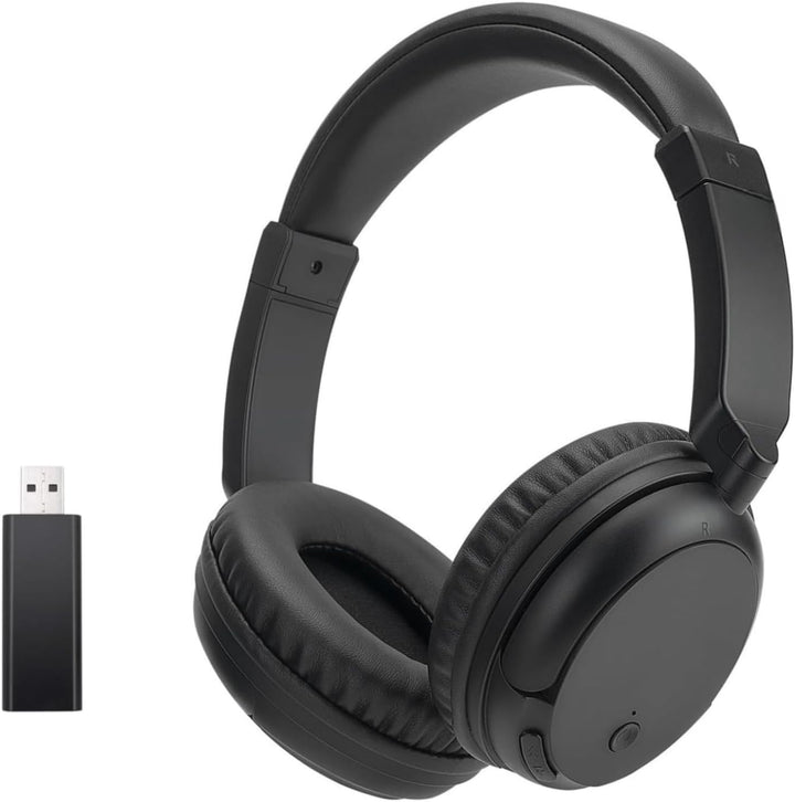 Bluetooth Funkkopfhörer Over-Ear TV Headset, Bluetooth 5.3 Kabellose Kopfhörer mit USB-Sender, Einzi