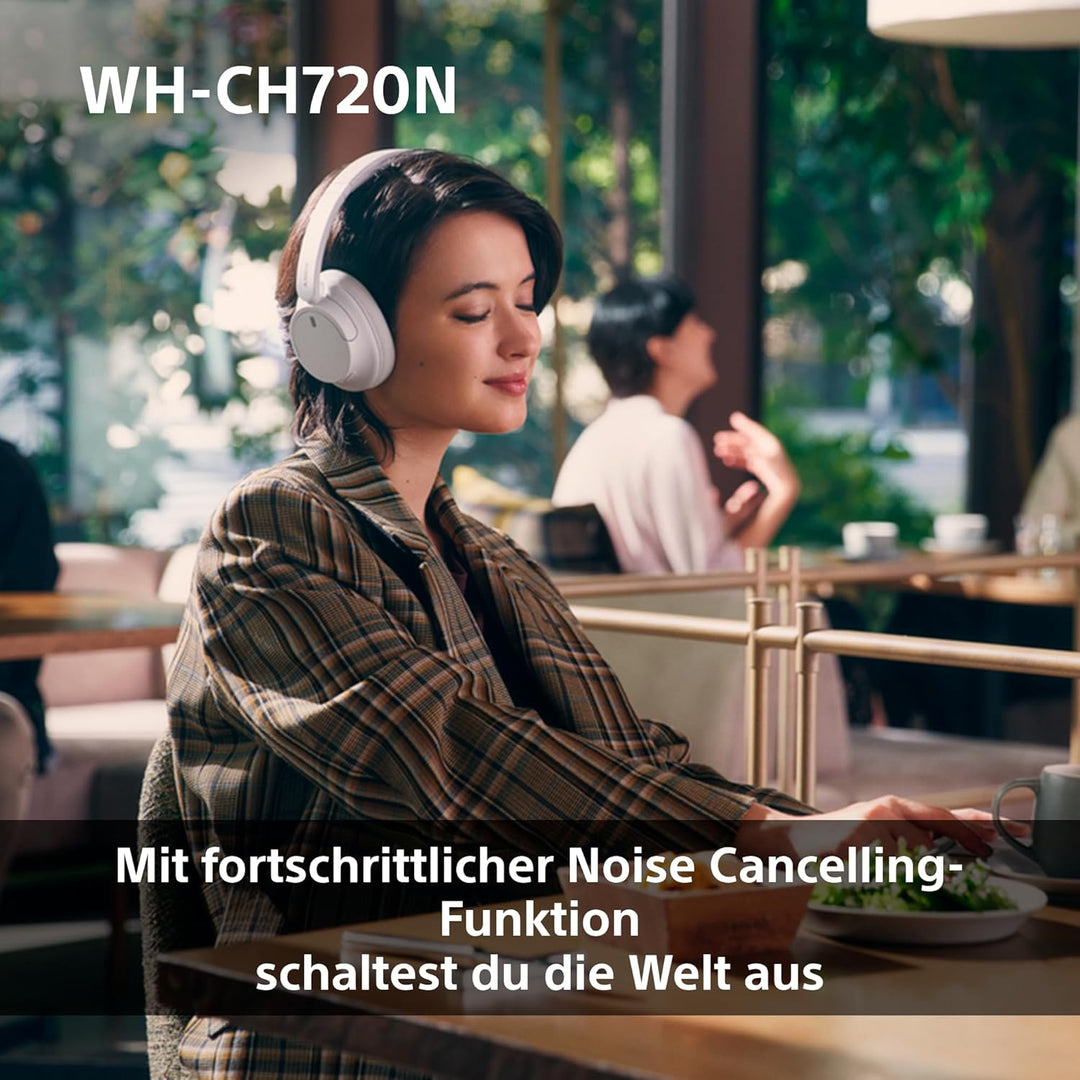 Sony WH-CH720N Kabelloser Bluetooth-Kopfhörer mit Noise Cancelling - bis zu 35 Stunden Akkulaufzeit