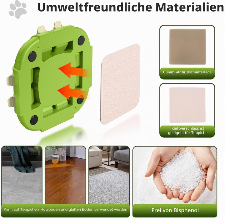 ClariVory Interaktives Hundespielzeug, Futternäpfe, Nagelfeile und Hundepuzzle für geistige Stimulat