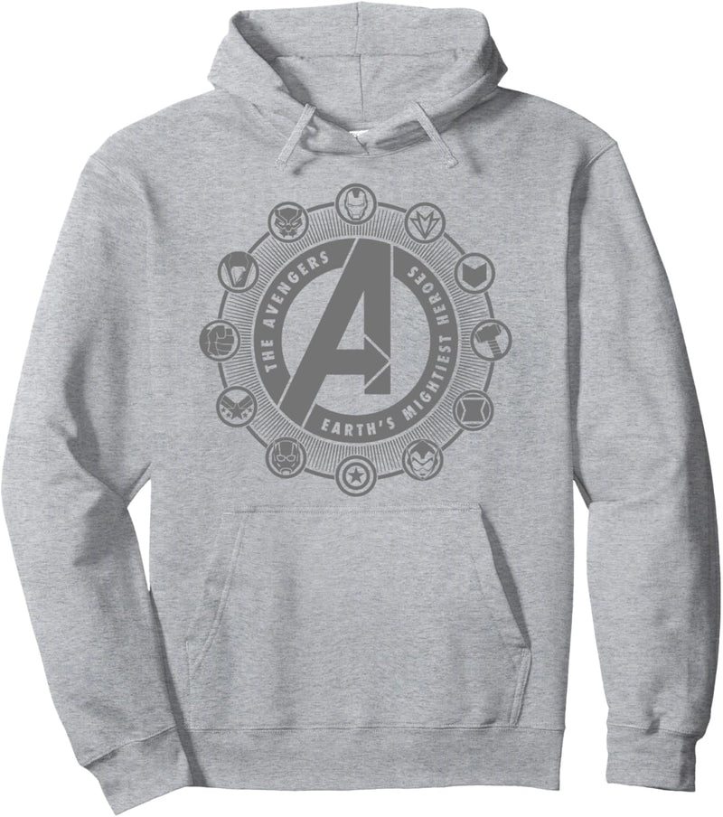Marvel Avengers Character Circle Logos Pullover Hoodie