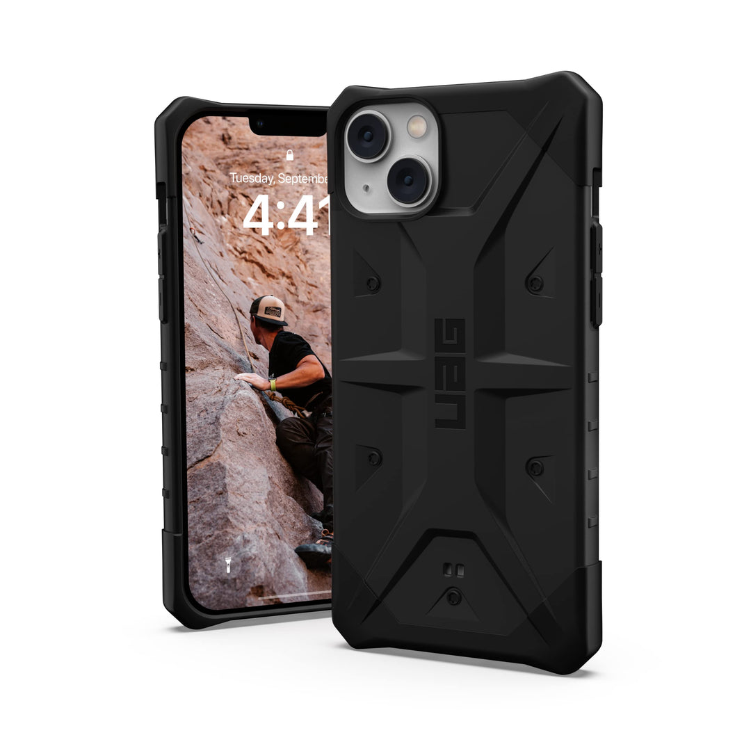 Urban Armor Gear UAG Pathfinder Hülle kompatibel mit Apple iPhone 14 Plus [Wireless Charging kompati