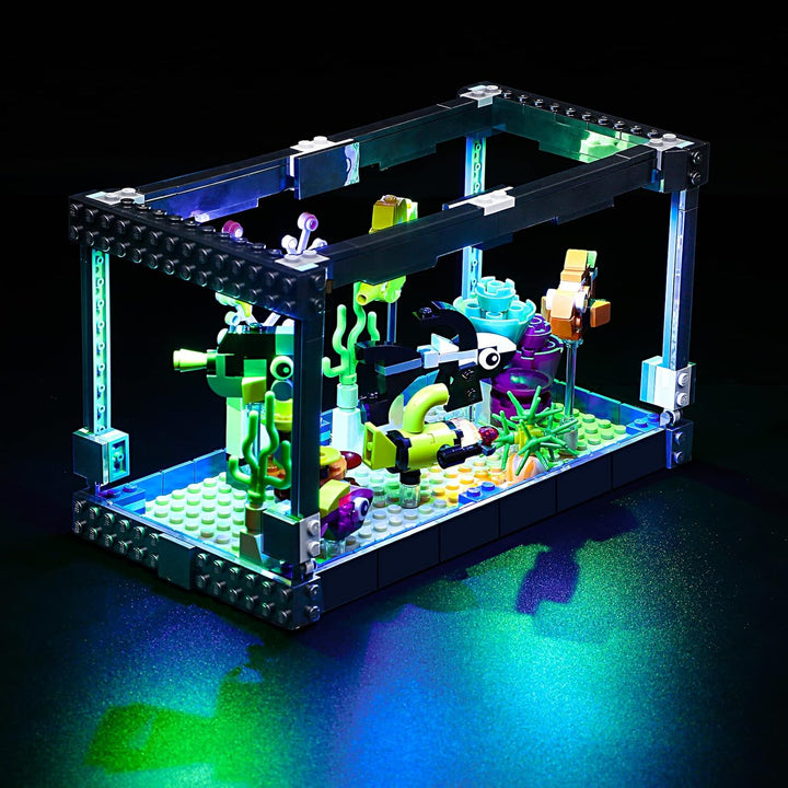 YEABRICKS LED Licht für Lego-31122 Creator 3-in-1 Fish Tank Bausteine Modell (Lego Set Nicht enthalt