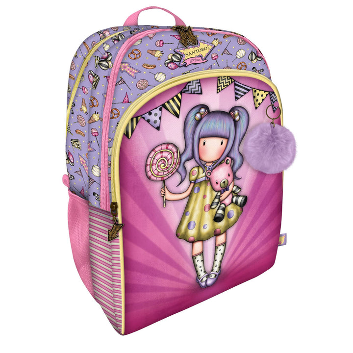 Santoro 1130GJ02 Gorjuss Fairground Rucksack, 34,5 x 43,5 x 22 cm, Rose
