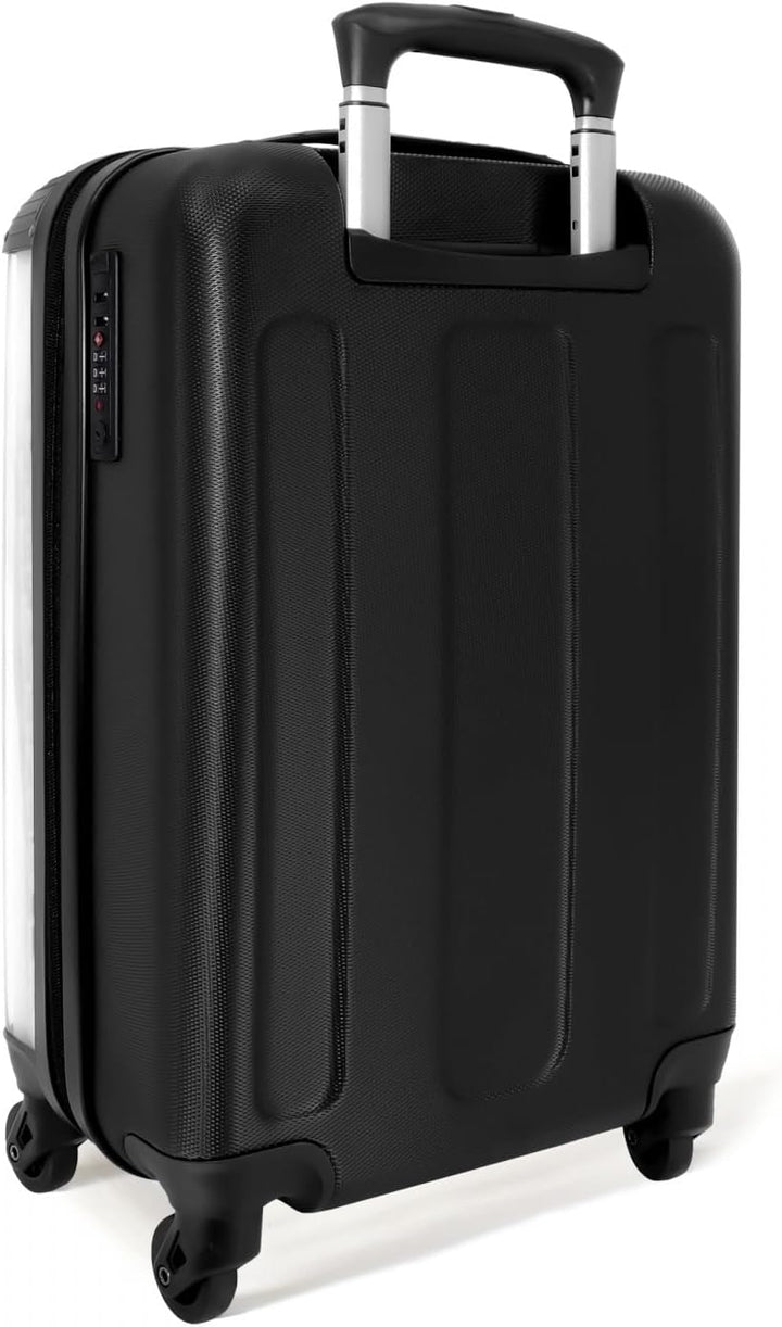 NoBoringSuitcases.com® Kinderkoffer Mädchen - Reisekoffer Kinder, Kabinentrolley, Leichtgewicht, 4 R