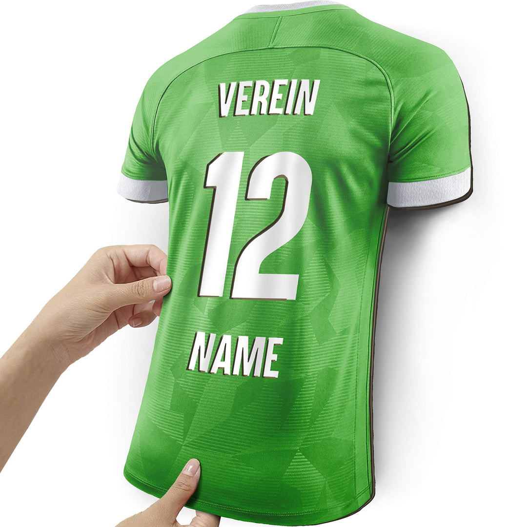 Elbeffekt Trikotlampe für Handball Fans aus Holz - personalisierbares Geschenk - schenke Dein indivi