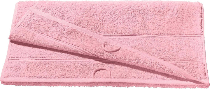 Erwin Müller Badetuch Karlsruhe 100% Baumwolle Altrosa Grösse 100x150 cm - extrem saugstark, leicht,