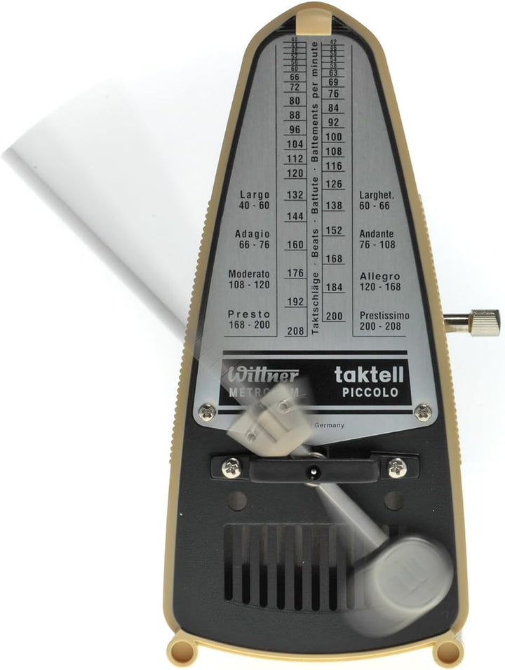 Wittner Metronom 832 Kunststoffgehäuse ohne Glocke Taktell Piccolo elfenbein Elfenbein Single, Elfen
