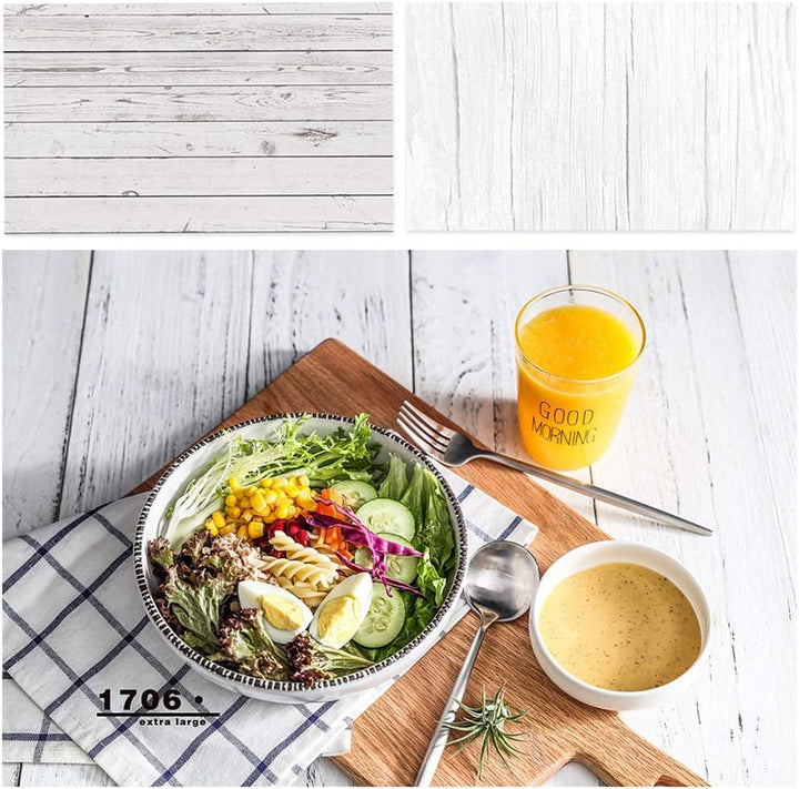 Lebensmittel-Fotografie-Hintergrund-Set, 3-teilig, 54 x 84 cm, flach, doppelseitig, für Fotostudio,