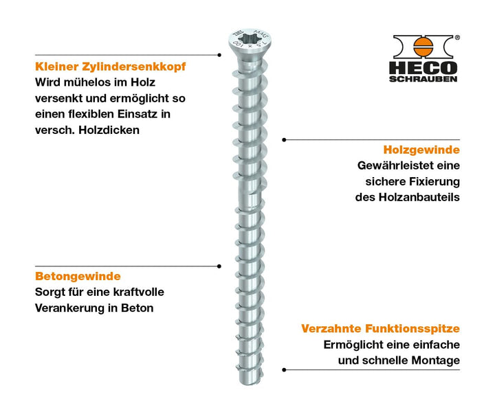 HECO MULTI-MONTI 10,0, 10 x 130 mm, 10 x 130 mm