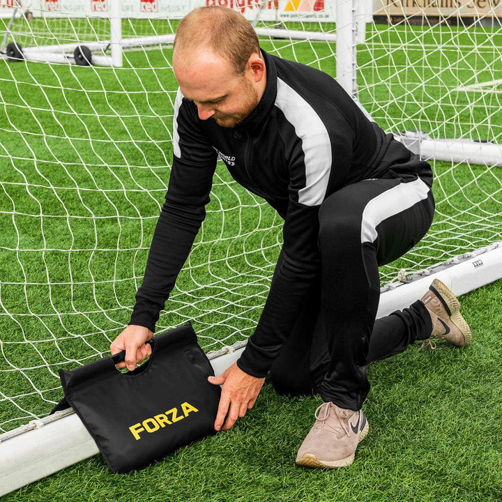 FORZA Pro Sandsack | robuster Fussballtor Sandsack | Sandsack Gewicht Tasche Bodenanker | 20kg Sands