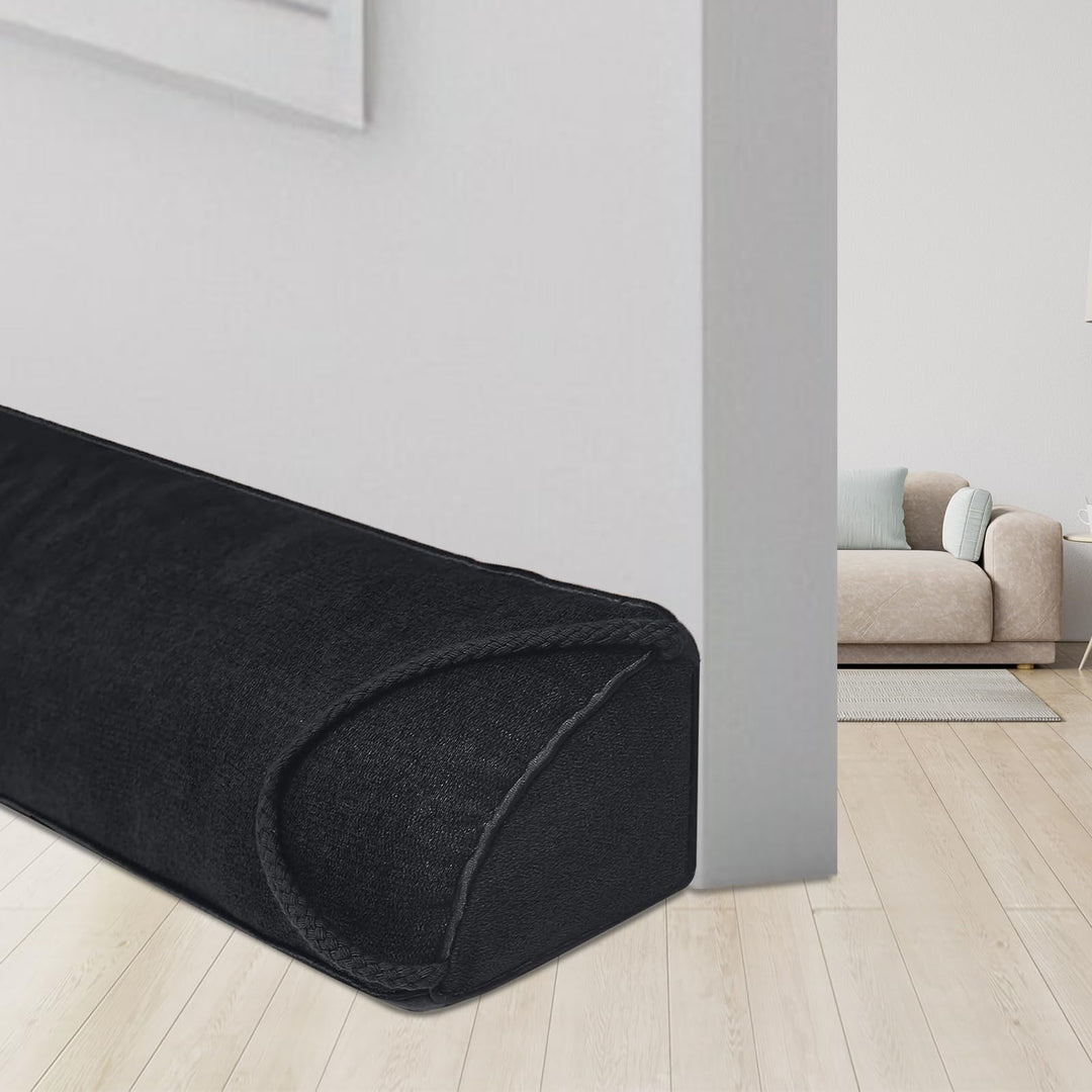 Zugluftstopper für türen,Schwerer Türzugstopper, 92 cm Zugluftstopper für Fenster Dreieck unter der