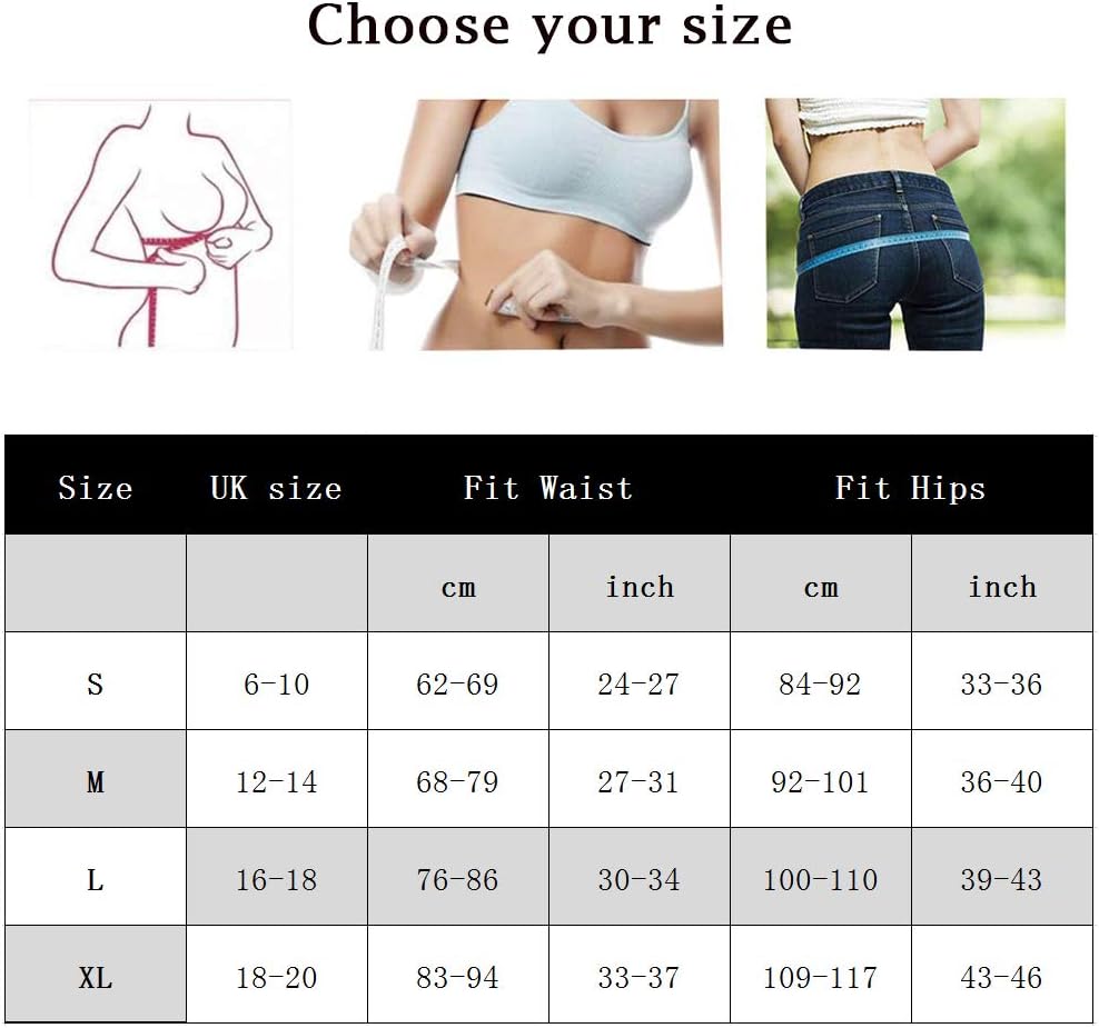 ANGOOL Contenitive Thong Shapewear Hohe Taille, Formende Unterwäsche für Damen S 2 Pack Nero, S 2 Pa