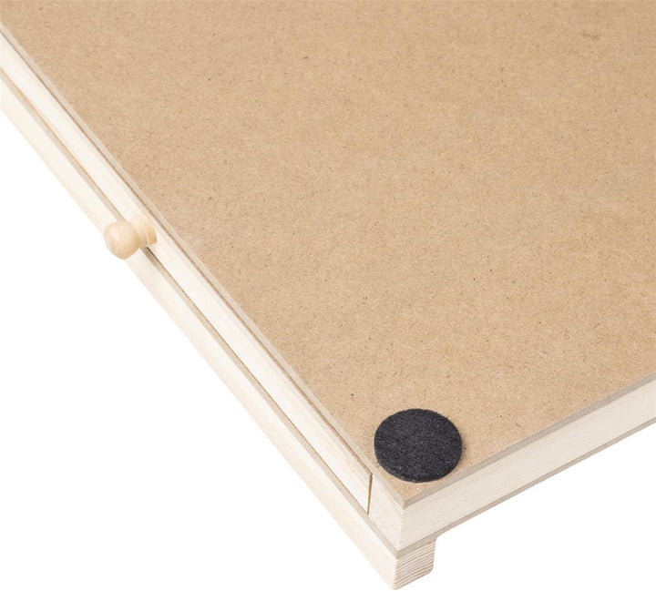 Bambelaa! Puzzletisch 1000 Teile mit 4 Schubladen Drehbares Puzzlebrett Tragbarer Puzzle Tisch für E
