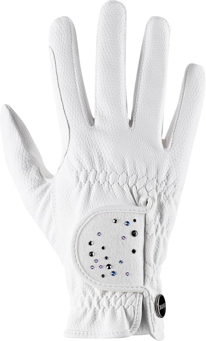 Uvex Unisex – Erwachsene Sportstyle Diamond Reithandschuhe 7 Weiss, 7 Weiss
