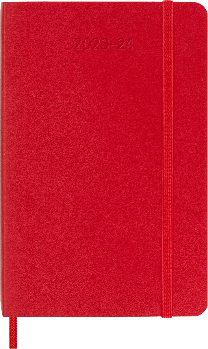 Moleskine Wochenplaner 2023-2024, 18-Monats-Agenda, Akademisches Tagebuch, Wochenagenda mit weichem