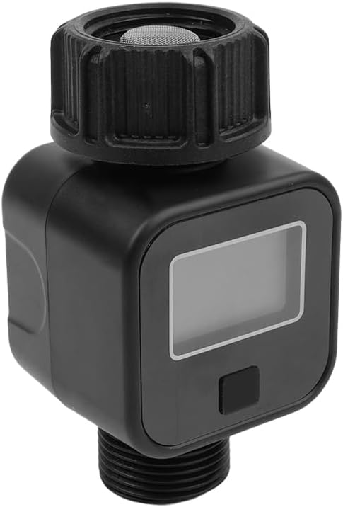 Wasserzähler, Wasserzähler mit 3/4 Zoll Standardgewinde, geeignet für Gartenschlauch/Wohnmobil/Rasen