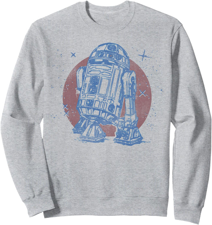 Star Wars R2-D2 Shining Star Portrait Sweatshirt