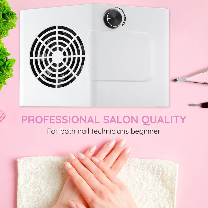 80W Nagelstaubsauger mit wiederverwendbarem Filter und einstellbarer Windgeschwindigkeit – effizient