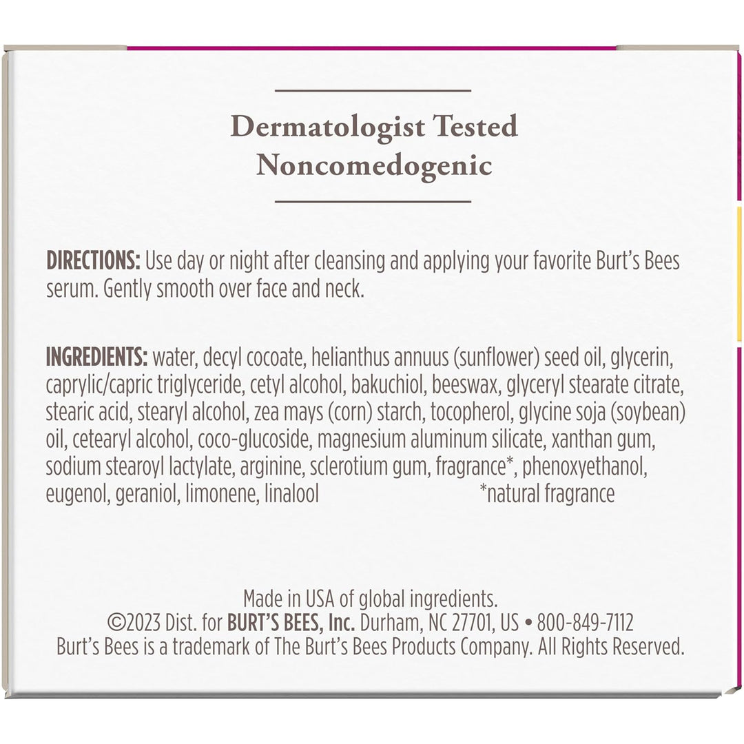 Burt's Bees Bees Renewal Firming Moisturizing Cream for Women 1.8 oz Cream