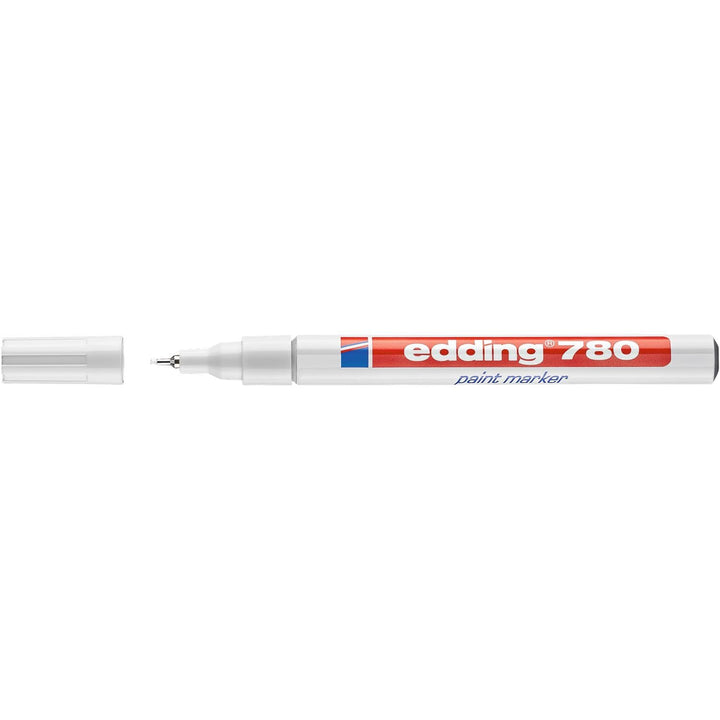 Edding 780 weiss Paint Marker – Marker, Malerei (weiss, Mehrfarbig, 0,8 mm)