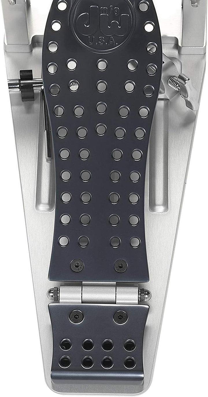 DW MDD gefrästes Einzelpedal mit Direktantrieb. aluminiumfarben, aluminiumfarben