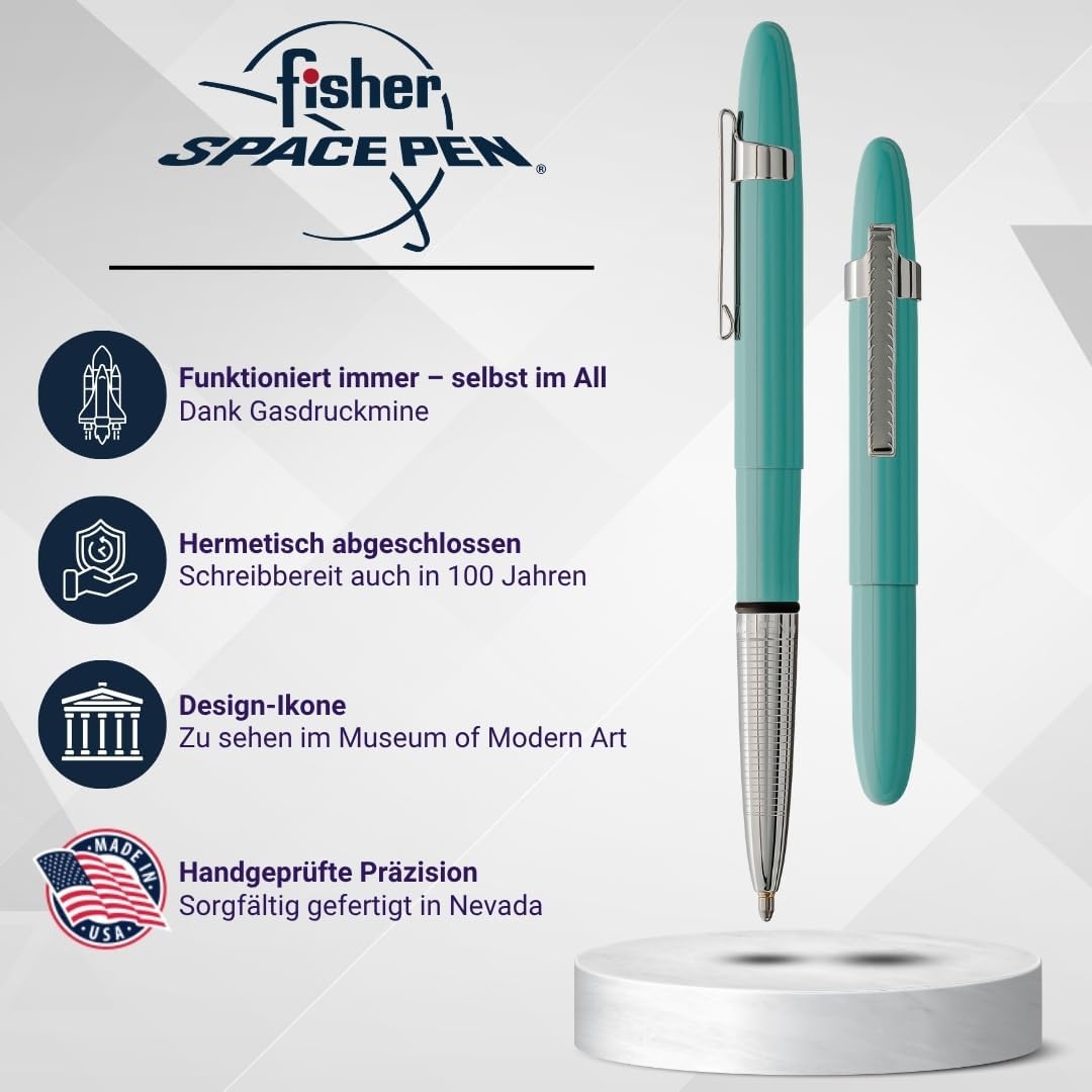 Fisher Space Pen Tahitian Blue Bullet Space Pen schwarz, schwarz