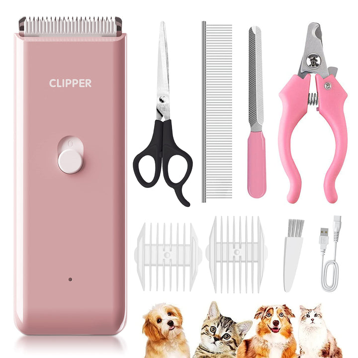 ENSSU Hundeschermaschine für dichtes Fell, wiederaufladbare Hundeschermaschine Katzenpflege Trimmer,