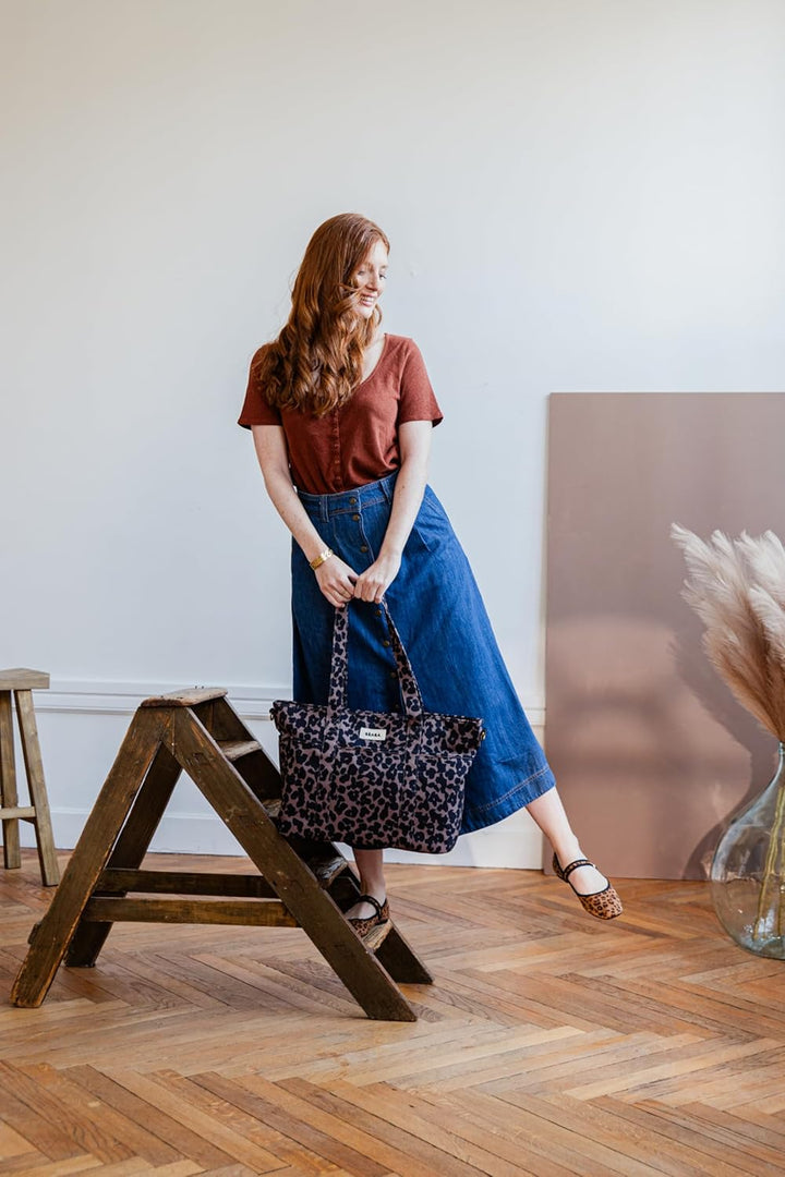 BÉABA Wickeltasche Baby Madrid 22L – Wickeltasche im Tote-Format, Unisex für Mama und Papa, 11 Fäche