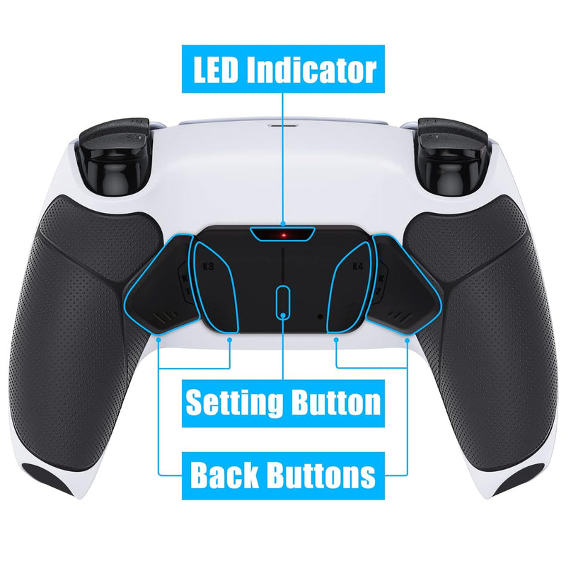 eXtremeRate Programmierbar RISE4 Remap Kit für ps5 Controller BDM-010/020,Remap Board&Rückplate Gehä