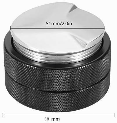 Zerodis 51mm Kaffee Tamper Edelstahl Rostfrei Barista Espresso Tampers Kaffeebohne Presswerkzeug Sol