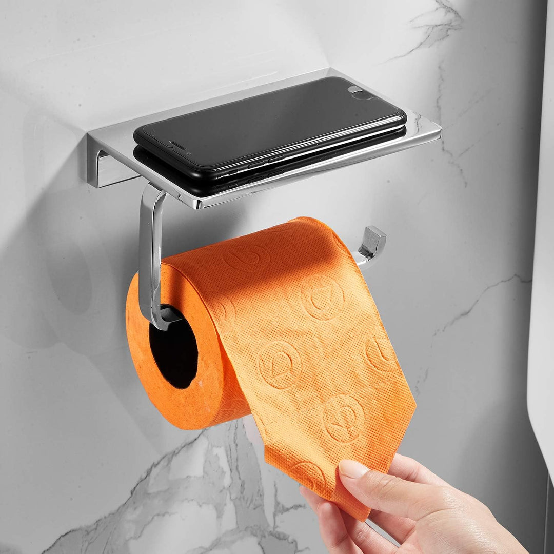 NSODOO Toilettenpapierhalter für Badezimmer aus massivem Messing und gehobenem Hotelstil Tissue-Roll